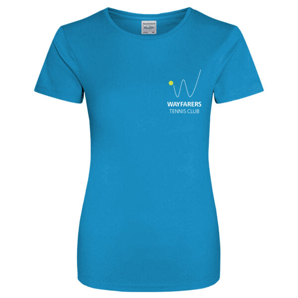 Women's Classic Team Sports T-Shirt - Colours Thumbnail