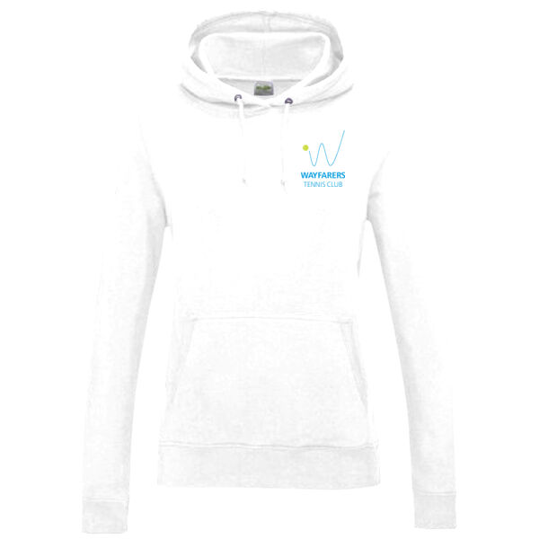 Women's Classic Club Hoodie - White Thumbnail